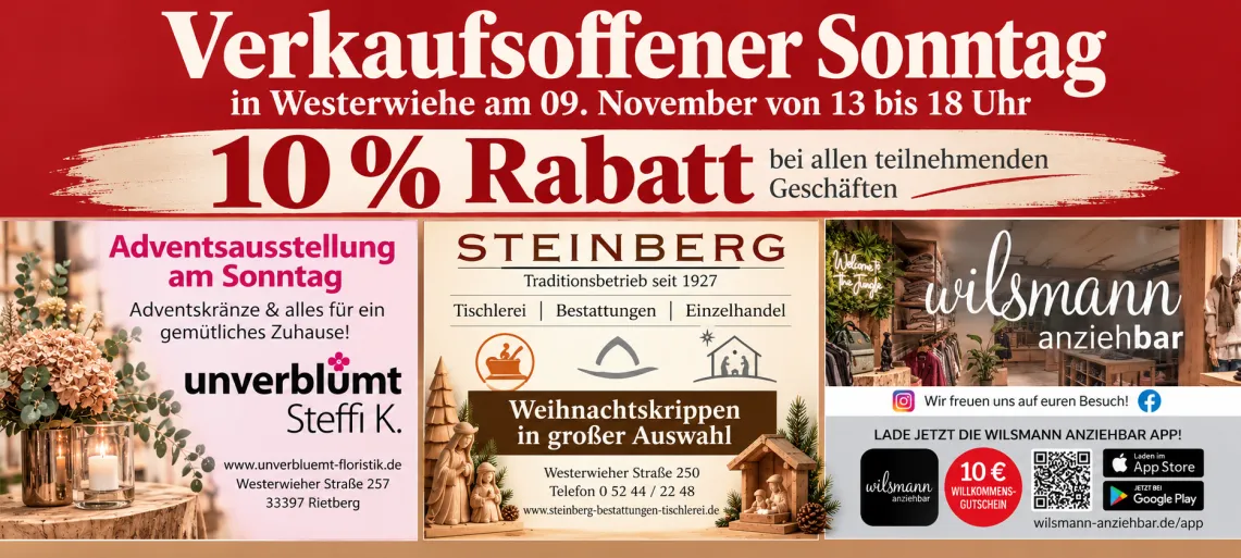 Verkaufsoffener Sonntag 2026